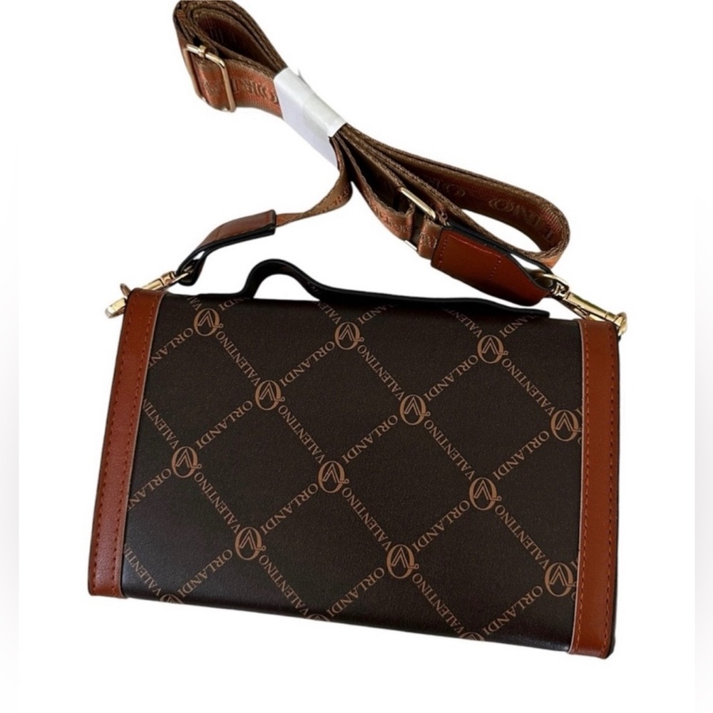 Valentino Orlandi Brown Crossbody Bag | NWT | Guitar Strap | Italy - Picture 2 of 5
